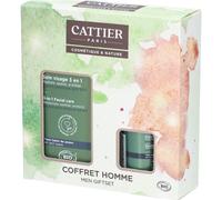 Cattier Coffret Homme Soin Visage 50ml + Deo Roll-On 50ml