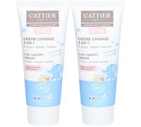 CATTIER Crème change 3 en 1 Bébé 2x75 ml