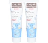CATTIER Crème hydratante bébé 2x100 ml
