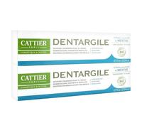 Cattier Dentargile Dentifrice Menthe Bio Lot de 2 x 75ml