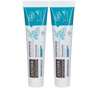 Cattier Dentargile Dentifrice reminéralisant à l'argile Menthe Bio Dentifrice(S) 2x75 ml