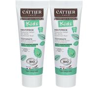 Cattier Dentifrice kids* 7 ans et plus Menthe Bio Dentifrice(S) 2x50 ml