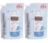 Cattier - Gel Lavant Doux Bébé Refill - 1l (Lot de 2)