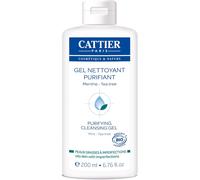 Cattier - Gel Nettoyant Purifiant Bio - Soin Peaux Jeunes Grasses À Imperfections - 200 Ml