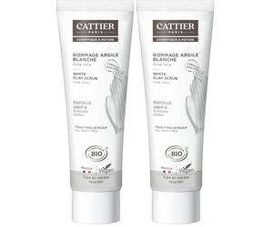 CATTIER Gommage Argile Blanche - 100ml - bio (Lot de 2)