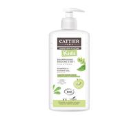 CATTIER KIDS Shampooing douche 2 en 1 Corps et cheveux - Pomme verte 500 ml