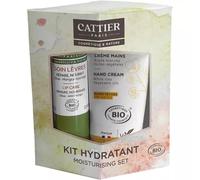 Cattier Kit Hydratant Crème Mains 30 Ml + Soin Lèvres 4 G