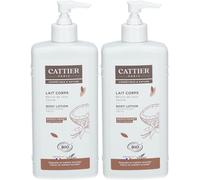 Cattier Lait corps adoucissant Beurre de coco & vanille 2x500 ml
