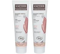 CATTIER Masque à l'argile rose Bio Masque(S) Pour Le Visage 2x100 ml
