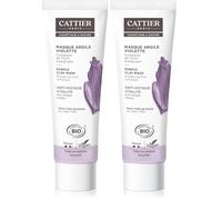 Cattier masque argile violette 100ml (Lot de 2)