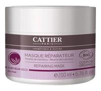 Cattier Masque réparateur bio cheveux secs texture riche 98.7% naturel 200 ml