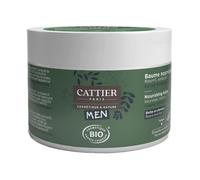 Cattier Men Baume Nourrissant Barbe et Cheveux Bio 90g