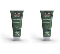 Cattier Men - Gel Douche Homme 3 en 1 Bio - Cheveux, Corps et Barbe - 200ml (Lot de 2)