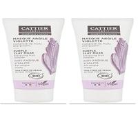 Cattier mini masque argile violette 30ml (Lot de 2)