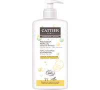 Cattier Moussant Familial Au Lactosérum Corps Et Cheveux Bio Flacon Pompe 1l