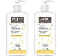 Cattier Moussant Familial Au Parfum Pamplemousse 1 L - Bio (Lot De 2)