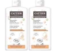 Cattier moussant familial sans sulfates 500ml (Lot de 2)