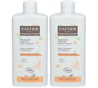 CATTIER Moussant familial sans sulfates Bio Shampooing 2x500 ml