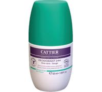 Cattier Déodorant 24h Roll-On Rouleau 50 ml