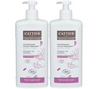 CATTIER Shampooing Aloe-vera et Orange 2x500 ml