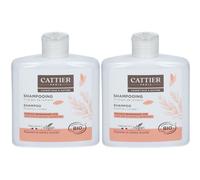 CATTIER Shampooing Vinaigre de romarin - Cheveux regraissant vite 2x250 ml