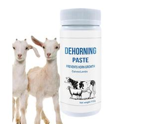 Cattle Dehorner - Supply Paste Livestock Care Aid | Animal Horn Management Solution for Cows Sheep Goats Farm Use Easy Application Support Tool for Professional, Agricultural, Handling