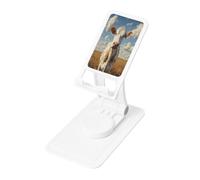 Cattle on The Prairie Support de téléphone réglable pour iPhone et tous les téléphones, rotation à 360°, pliable intégré, base carrée