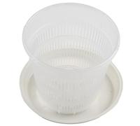 Cattleya Pot de plantation pour orchidée transparent avec stomates, pot de fleurs en plastique réutilisable pour plantes vivantes _ 11 cm (11 cm)
