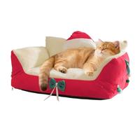 Catto Bede - Designo De Noël Ragnel Hiver, Nest Pet pour Chats Et Chiens, Doux Chaud pour Petits Animaux | Salon Intérieur Salon Balcon Appartement Dormitor