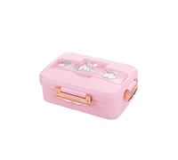 CATTRE Boîte À Lunch Bento Boîte À Lunch pour Enfants École De Filles pour Enfants Kawaii Mignon Dinosaur Unicorn 3 Boîte De Collation Sandwich De La Grille-Cute Unicorn