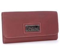 Catwalk Collection Handbags - Grand Portefeuille Femme Cuir - Porte Monnaie - 14 Emplacements pour Cartes - RFID Blocage - Gemma Purse - Rouge