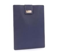 Catwalk Collection Handbags - Housse pour Ordinateur Portable en Cuir pour Femmes - Étui de Protection Laptop 15,6 Pounces - Paige Grand - Bleu