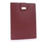Catwalk Collection Handbags - Housse pour Ordinateur Portable en Cuir pour Femmes - Étui de Protection Laptop 15,6 Pounces - Paige Grand - Rouge