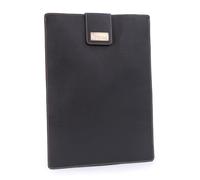 Catwalk Collection Handbags - Housse pour Ordinateur Portable en Cuir pour Femmes - Étui de Protection Laptop 15,6 Pounces - Paige Grand - Noir