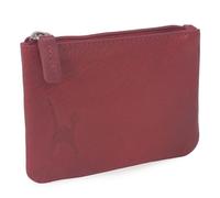 Catwalk Collection Handbags - Petit Portefeuille Femme Cuir - Mini Porte Monnaie - RFID Blocage - Boîte Cadeau - Mimi - Rouge
