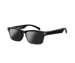 CatXQ Lunettes Intelligentes Smart Glasses,Wireless Bluetooth,IP5 Waterproof,Bone Conduction Sound (Music&Call) for All Smart Devices Support DIY Lens Replacement - Polarized Lens Sunglasses