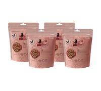 catz finefood Meatz Friandises pour chat au poulet n° 3 - Bandes de viande croustillantes, viande de poulet grillée avec biotine pour pelage complet - Friandises pour chat sans sucre, sans céréales (4