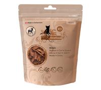 catz finefood Meatz Friandises pour Chat Cerf N° 9 - Bandes croustillantes de Viande de cerf - grillées et séchées - Snack pour Chat sans Sucre, sans céréales, 8 x 45 g