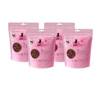 CATZ finefood Meatz Friandises pour Chat Dinde n° 19 - Bandes croustillantes 100% Viande de Dinde - Friandises pour Chat pour Les Personnes allergiques sans Sucre, sans céréales (4 x 45 g)
