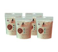 CATZ finefood Meatz Wild Mix Friandises pour Chat - Bandes croustillantes Issues de viandes spéciales - Friandises pour Chats allergiques sans Sucre, sans céréales (4 x 45 g)