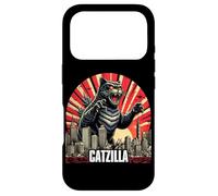 Catzilla Cat Art Japonais drôle Coque pour iPhone 17 Pro