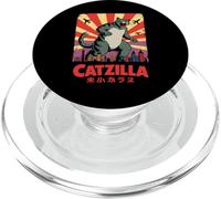 Catzilla Chat géant Amusant City Chaos PopSockets PopGrip pour MagSafe
