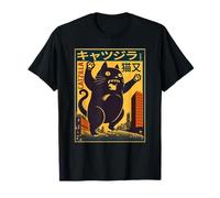Catzilla - Fat Cat Kawaii Neko Catzilla Nekomata Amoureux des chats T-Shirt