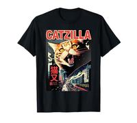 Catzilla - Nekomata ou Bakeneko ? Maneki Neko Catzilla T-Shirt