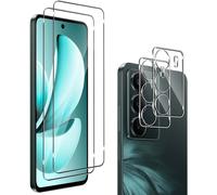 Cauc-2+2 Pièces Verre Trempé Pour Realme C71 Avec Protecteur D'objectif De Caméra, 9h Dureté Vitre Protection Écran, Hd Anti-Rayures Film, Sans Bullesfacile À Installer.