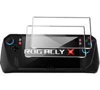 CAUC-2 Pièces Films de Protection pour ROG Ally/ROG Ally X 2024/MSI Claw A1M Verre Trempé, Verre de Protection Dureté 9H, Anti-Rayures, Anti-Bulles, HD Protecteur d'écran