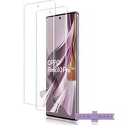 CAUC-2 Pièces Protection Écran pour OPPO Reno 10 5G/Reno 10 Pro 5G, Film TPU Flexible HD Hydrogel, Anti-Rayures, Sans Bulles, Facile à Installer, Haute Sensibilité Protecteurs d'écran