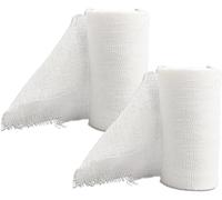 Cauc-2pcs Gasa De Sangre Halloween,Tela Gasa Ensangrentada Con Estampado Blanco,Paño Espeluznante Decoración,Tela Con Sangre Aterradora Para Fiestas Y Halloween