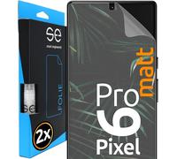 CAUC-2x se® Film de Protection 3D Antireflet pour Google Pixel 6 Pro, Auto-réparateur, Compatible Empreinte & FaceID, Installation Sans Bulles, Résistant aux Chocs et Rayures, Fabriqué en Allemagne