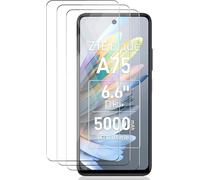 CAUC-3 Pièces Verre Trempé pour ZTE Blade A75, Protection Écran pour ZTE Blade A75. Anti-Rayures 9H film en verre tremp, HD protège écran